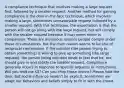 A compliance technique that involves making a large request first, followed by a smaller request. Another method for gaining compliance is the door-in-the-face technique, which involves making a large, sometimes unreasonable request followed by a smaller request. With this technique, the expectation is that the person will not go along with the large request, but will comply with the smaller request because it may seem minor in comparison. There are numerous reasons people comply under these circumstances, but the main reason seems to be one of reciprocal concessions. If the solicitor (the person trying to obtain something) is willing to give up something (the large request), the person being solicited tends to feel that he, too, should give in and satisfy the smaller request. Compliance generally occurs in response to specific requests or instructions: Will you lend me 5? Can you chop these onions? Please hold the door. But social influence needn't be explicit. Sometimes we adapt our behaviors and beliefs simply to fit in with the crowd.