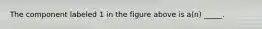 The component labeled 1 in the figure above is a(n) _____.