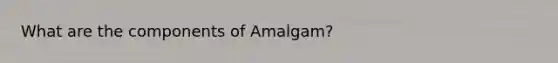 What are the components of Amalgam?