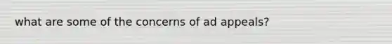 what are some of the concerns of ad appeals?