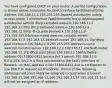 You have configured DHCP on your router. A partial configuration is shown below: hostname RouterA!interface FastEthernet0/0ip address 192.168.11.1 255.255.255.0speed autoduplex autoip access-group 1 in!interface FastEthernet0/1no ip addressspeed autoduplex auto!ip dhcp excluded-address 192.168.11.1 192.168.11.50ip dhcp excluded-address 192.168.12.1 192.168.12.50!ip dhcp pool 0network 192.168.11.0 255.255.255.0domain-name westsim.comdns-server 192.168.11.2 192.168.12.2default-router 192.168.11.1!ip dhcp pool 1network 192.168.12.0 255.255.255.0domain-name westsim.comdns-server 192.168.12.2 192.168.11.2default-router 192.168.12.1!ip dhcp pool 2host 192.168.12.166hardware-address 02c7.f800.0422!access-list 1 permit 192.168.11.0 0.0.0.255! Srv2 is a host connected to the Fa0/1 interface of RouterA. Its MAC address is 02c7.f800.0422 and is configured to use DHCP to request an IP address. Which of the following addresses will most likely be assigned to Srv2 when it boots? 192.168.11.166 192.168.12.166 192.168.11.34 192.168.12.16 It will not be assigned an IP address.