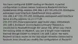 You have configured EIGRP routing on RouterA. A partial configuration is shown below: hostname RouterA!interface FastEthernet 0/0ip address 192.168.1.65 255.255.255.224duplex autospeed auto!interface FastEthernet 0/1ip address 192.168.1.97 255.255.255.240duplex autospeed auto!interface Serial 0/1/0ip address 10.21.177.85 255.255.255.252encapsulation ppp!router eigrp 100network 192.168.1.0network 10.0.0.0auto-summary! RouterA is connected to RouterB through the serial link. When you check the routing table on RouterA, you see a single route reported learned though EIGRP to network 192.168.1.0/24. You want RouterA to have routes to the individual networks connected to RouterA. How should you modify the configuration of RouterA?