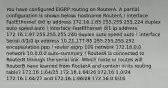 You have configured EIGRP routing on RouterA. A partial configuration is shown below: hostname RouterA ! interface FastEthernet 0/0 ip address 172.16.1.65 255.255.255.224 duplex auto speed auto ! interface FastEthernet 0/1 ip address 172.16.1.97 255.255.255.240 duplex auto speed auto ! interface Serial 0/1/0 ip address 10.21.177.85 255.255.255.252 encapsulation ppp ! router eigrp 100 network 172.16.0.0 network 10.0.0.0 auto-summary ! RouterA is connected to RouterB through the serial link. Which route or routes will RouterB have learned from RouterA and contain in its routing table? 172.16.1.64/25 172.16.1.64/26 172.16.1.0/24 172.16.1.64/27 and 172.16.1.96/28 172.16.0.0/16