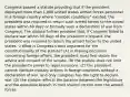 Congress passed a statute providing that if the president deployed more than 1,000 united states armed forces personnel in a foreign country where "combat conditions" existed, the president was required to return such armed forces to the united states within 60 days or formally seek a declaration of war from Congress. The statute further provided that, if Congress failed to declare war within 30 days of the president's request, the president was required to return the armed forces to the united states. u What is Congress's best argument for the constitutionality of the statute? (A) in making decisions concerning foreign affairs, the president must first obtain the advice and consent of the senate. (B) the statute does not limit the president's power to repel invasions. (C) the president cannot institute military actions in foreign countries without a declaration of war, and only Congress has the right to declare war. (D) the statute reflects the balance between the legislature and the executive branch in their shared control over the armed forces.