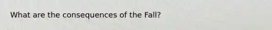 What are the consequences of the Fall?