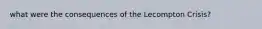 what were the consequences of the Lecompton Crisis?