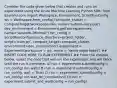 Consider the code given below that creates and runs an experiment using the Azure Machine Learning Python SDK: from azureml.core import Workspace, Environment, ScriptRunConfig ws = Workspace.from_config() compute_cluster = ComputeTarget(workspace=ws, name='automl-compute') dev_environment = Environment.get(workspace=ws, name="AzureML-Minimal") run_config = ScriptRunConfig(source_directory=project_folder, script='train.py', compute_target=compute_cluster, environment=dev_environment) experiment = Experiment(workspace = ws, name = 'demo-experiment') ## INSERT CODE HERE TO RUN EXPERIMENT ## From the choices below, select the code that will run the experiment and will block until the run is complete. A) run = experiment.submit(config = run_config) run.wait() B) run = experiment.submit(config = run_config, wait = True) C) run = experiment.submit(config = run_config) run.wait_for_completion() D) run = experiment.submit_and_wait(config = run_config)