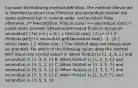 Consider the following method definition. The method isReversed is intended to return true if firstList and secondList contain the same elements but in reverse order, and to return false otherwise. /** Precondition: firstList.size() == secondList.size() */ public static boolean isReversed(ArrayList firstList, ArrayList secondList) ( for (int j = 0; j < firstList.size() / 2; j++) { if (firstList.get(j) != secondList.get(secondList.size() - 1 - j)) { return false; ) } return true; } The method does not always work as intended. For which of the following inputs does the method NOT return the correct value? A. When firstList is (1, 3, 3, 1) and secondList is (1, 3, 3, 1) B. When firstList is (1, 3, 3, 1) and secondList is (3, 1, 1, 3) C. When firstList is (1, 3, 5, 7) and secondList is (5, 5, 3, 1) D. When firstList is (1, 3, 5, 7) and secondList is (7, 5, 3, 1) E. When firstList is (1, 3, 5, 7) and secondList is (7, 5, 3, 3)