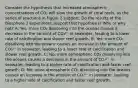 Consider the hypothesis that increased atmospheric concentrations of CO₂ will slow the growth of coral reefs, as the series of reactions in Figure 2 suggest. Do the results of the Biosphere 2 experiment support that hypothesis? Why or why not? A: Yes; more CO₂ dissolving into the oceans causes a decrease in the amount of CO₃²⁻ in seawater, leading to a lower rate of calcification and slower reef growth. B: Yes; more CO₂ dissolving into the oceans causes an increase in the amount of CO₃²⁻ in seawater, leading to a lower rate of calcification and slower reef growth. C: No; more atmospheric CO₂ dissolving into the oceans causes a decrease in the amount of CO₃²⁻ in seawater, leading to a higher rate of calcification and faster reef growth. D: No; more atmospheric CO₂ dissolving into the oceans causes an increase in the amount of CO₃²⁻ in seawater, leading to a higher rate of calcification and faster reef growth.