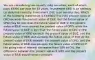 You are considering two equally risky annuities, each of which pays 5000 per year for 10 years. Investment ORD is an ordinary (or deferred) annuity, Investment DUE is an annuity due. Which of the following statements is CORRECT? a.) the present value of ORD exceeds the present value of DUE, but the future value of ORD may be less than the future value of DUE b) the present value of DUE must exceed the present value of ORD, while the future value of DUE is less than the future value of ORD c) the present value of ORD exceeds the present value of DUE, and the future value of ORD also exceeds the future value of DUE d) the present value of DUE exceeds the present value of ORD, and the future value of DUE also exceeds the future value of ORD e) If the going rate of interest decreases from 10% to 0%, the difference between the present value of ORD and the present value of DUE would remain constant