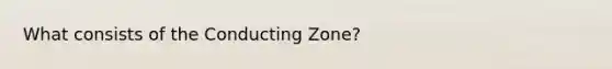 What consists of the Conducting Zone?