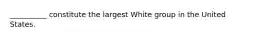 __________ constitute the largest White group in the United States.