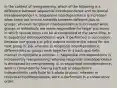 In the context of reengineering, which of the following is a difference between sequential interdependence and reciprocal interdependence? a. Sequential interdependence is increased when there are limited handoffs between different jobs or groups, whereas reciprocal interdependence is increased when groups or individuals are made responsible for larger processes in which several steps can be accomplished at the same time. b. In sequential interdependence, work is performed in succession because one group's or job's outputs become the inputs for the next group or job, whereas in reciprocal interdependence, different jobs or groups work together in a back-and-forth manner to complete a process. c. Sequential interdependence is increased by reengineering, whereas reciprocal interdependence is decreased by reengineering. d. In sequential interdependence, work is completed by having each job or department independently contribute to a whole process, whereas in reciprocal interdependence, work is performed in a consecutive order.