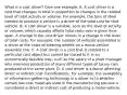 What is a cost​ driver? Give one example. A. A cost driver is a cost that changes in total in proportion to changes in the related level of total activity or volume. For​ example, the tons of steel needed to produce a vehicle is a driver of the total cost for that vehicle. B. A cost driver is a​ variable, such as the level of activity or​ volume, which causally affects total costs over a given time span. A change in the cost driver results in a change in the level of total costs. For​ example, the number of vehicles assembled is a driver of the costs of steering wheels on a​ motor-vehicle assembly line. C. A cost driver is a cost that is related to a particular cost object but cannot be traced to it in an economically feasible​ way, such as the salary of a plant manager who oversees production of many different types of luxury cars produced at the same plant. D. A cost driver is a factor affecting direct or indirect cost classifications. For​ example, the availability of​ information-gathering technology is a driver as to whether certain​ low-cost materials used in the manufacturing process is considered a direct or indirect cost of producing a​ motor-vehicle.