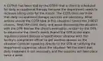 A COTA® has been told by the OTR® that a client is scheduled for daily occupational therapy because the department needs to increase billing units for the month. The COTA does not think that daily occupational therapy services are necessary. What actions should the COTA take in this situation? Select the 3 BEST choices. Treat the client daily, and avoid discussing the situation with the OTR Review the client's evaluation, written by the OTR, to determine the client's needs Report the OTR to the state regulatory board Discuss a hypothetical situation with the facility's compliance officer to get another opinion on the situation Consider speaking directly to the OTR or notifying the department supervisor about the situation Tell the client that daily treatment is not necessary and the sessions will take place twice a week