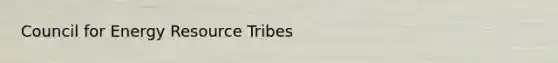 Council for Energy Resource Tribes