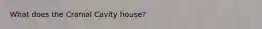 What does the Cranial Cavity house?