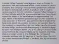 Cranked Coffee Company's management plans to finance its operations with bank loans that will be repaid as soon as cash is available. The company's management expects that it will take 60 days to manufacture and sell its products and 50 days to receive payment from its customers. Cranked Coffee Company's CFO has told the rest of the management team that they should expect the length of the bank loans to be approximately 110 days. Which of the following responses to the CFO's statement is most accurate? A) The CFO's approximation of the length of the bank loans should be accurate, because it will take 110 days for the company to manufacture, sell, and collect cash for its goods. All these things must occur for the company to be able to repay its loans from the bank B) The CFO is not taking into account the amount of time the company has to pay its suppliers. Generally, there is a certain length of time between the purchase of materials and labor and the payment of cash for them. The CFO can reduce the estimated length of the bank loan by this amount of time