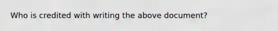 Who is credited with writing the above document?