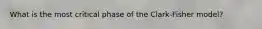 What is the most critical phase of the Clark-Fisher model?