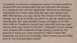 A customer is running a comparative study of pricing models of Amazon EFS and Amazon EBS that are used with the Amazon EC2 instances that host the application. Which of the following statements are correct regarding this use-case? (Select two) With AWS Backup, you pay only for the amount of EFS backup storage you use in a month, you need not pay for restoring this data Amazon EC2 data transfer charges will apply for all EBS direct APIs for Snapshots You will pay a fee each time you read from or write data stored on the EFS - Infrequent Access storage class Amazon EBS Snapshot storage pricing is based on the amount of space your data consumes in EBS Amazon EBS Snapshots are stored incrementally, which means you are billed only for the changed blocks stored