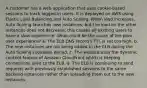 A customer has a web application that uses cookie-based sessions to track logged-in users. It is deployed on AWS using Elastic Load Balancing and Auto Scaling. When load increases, Auto Scaling launches new instances, but the load on the other instances does not decrease; this causes all existing users to have a slow experience. What could be the cause of the poor user experience? a. The ELB DNS record's TTL is set too high. b. The new instances are not being added to the ELB during the Auto Scaling cooldown period. c. The website uses the dynamic content feature of Amazon CloudFront which is keeping connections alive to the ELB. d. The ELB is continuing to send requests with previously established sessions to the same backend instances rather than spreading them out to the new instances.