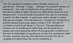 *(d) The reaction to produce sulfur trioxide reaches an equilibrium. 2SO2(g) + O2(g) _` 2SO3(g) The forward reaction is exothermic. The rate of attainment of equilibrium and the equilibrium yield of sulfur trioxide are affected by pressure and temperature. A manufacturer considered two sets of conditions, A and B, for this reaction. In each case sulfur dioxide is mixed with excess oxygen. The manufacturer changed the temperature and the pressure and only used a catalyst in B. The sets of conditions A and B are shown in Figure 7. The manufacturer chooses set of conditions B rather than set of conditions A. Explain, by considering the effect of changing the conditions on the rate of attainment of equilibrium and on the equilibrium yield of sulfur trioxide, why the manufacturer chooses the set of conditions B rather than the set of conditions A.