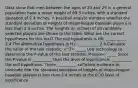 Data show that men between the ages of 20 and 29 in a general population have a mean height of 69.3​ inches, with a standard deviation of 2.4 inches. A baseball analyst wonders whether the standard deviation of heights of​ major-league baseball players is less than 2.4 inches. The heights​ (in inches) of 20 randomly selected players are shown in the table. What are the correct hypotheses for this test? The null hypothesis is H0: _____ _____ 2.4 The alternative hypothesis is H1: _____ _____ 2.4 Calculate the value of the test statistic. x^2= _____ Use technology to determine the P-value of the test statistic. P-value= _____ Since the P-value is __________ than the level of significance, __________ the null hypothesis. There __________ sufficient evidence to conclude that the standard deviation of heights of major-league baseball players is less than 2.4 inches at the 0.10 level of significance.