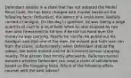 Defendant resides in a state that has not adopted the Model Penal Code. He has been charged with murder based on the following facts: Defendant, the owner of a small store, lawfully carried a handgun. On the day in question, he was taking a large quantity of cash to a local bank when he was stopped by two men who threatened to kill him if he did not hand over the money he was carrying. Fearful for his life, he pulled out his handgun and shot one of the men. He missed and both men ran from the scene. Unfortunately, when Defendant shot at the robber, the bullet missed and hit an innocent person standing nearby. That person died shortly afterwards. Defense counsel wonders whether Defendant can raise a claim of self-defense based on the foregoing facts. Which of the following offers counsel with the best advice?