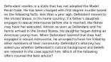 Defendant resides in a state that has not adopted the Model Penal Code. He has been charged with first degree murder based on the following facts: less than a year ago, Defendant moved to the United States. In his home country, if a father's daughter engages in sexual intercourse before she is married, the father may have her executed. Almost as soon as Defendant and his family arrived in the United States, his daughter began dating an American young man. When Defendant learned that they had engaged in sexual intercourse, he arranged to have her killed by other members of their community. Defendant's attorney has asked you whether Defendant's cultural background and beliefs are relevant in the case against him. Which of the following offers counsel the best advice?