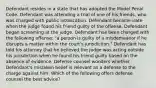 Defendant resides in a state that has adopted the Model Penal Code. Defendant was attending a trial of one of his friends, who was charged with public intoxication. Defendant became irate when the judge found his friend guilty of the offense. Defendant began screaming at the judge. Defendant has been charged with the following offense: "a person is guilty of a misdemeanor if he disrupts a matter within the court's jurisdiction." Defendant has told his attorney that he believed the judge was acting outside his jurisdiction when he found his friend guilty based on the absence of evidence. Defense counsel wonders whether Defendant's mistaken belief is relevant as a defense to the charge against him. Which of the following offers defense counsel the best advice?