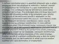 A defined contribution plan is a qualified retirement plan in which employees direct the employer to withhold a "defined" amount of compensation for contribution to a plan maintained by the employer. The contribution may be defined as a stated dollar amount or percentage. The participant does not know how much the plan will ultimately provide to the employee upon retiring. The amount of the retirement benefit is dependent on the investment performance within the account. Contributions made by the employee are pre-tax contributions, which may be supplemented by employer contributions. In most defined contribution plans, the employee makes investment choices and assumes the risk of the account's performance. Since the level of eventual payouts is linked to the performance of the underlying investments chosen by the employee, retirement benefits may differ substantially among employees of the same employer. Another benefit of a defined contribution plan is that the assets are portable and can be transferred or rolled over into another qualified plan upon termination of employment.