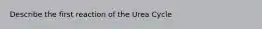 Describe the first reaction of the Urea Cycle