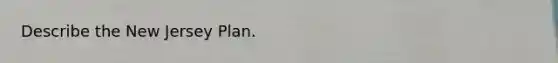 Describe the <a href='https://www.questionai.com/knowledge/kpMluHBsRy-new-jersey-plan' class='anchor-knowledge'>new jersey plan</a>.