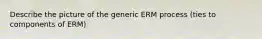 Describe the picture of the generic ERM process (ties to components of ERM)