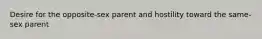 Desire for the opposite-sex parent and hostility toward the same-sex parent