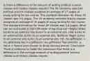 Is there a difference in the amount of writing political science classes and history classes require? The 56 randomly selected political science classes assigned an average of 17 pages of essay writing for the course. The standard deviation for these 56 classes was 3.5 pages. The 39 randomly selected history classes assigned an average of 15 pages of essay writing for the course. The standard deviation for these 39 classes was 2.8 pages. What can be concluded at the 0.05 level of significance? Helpful Video (Links to an external site.)Links to an external site. Hint (Links to an external site.)Links to an external site. Textbook Pages (Links to an external site.)Links to an external site. H0: mu.gifPolySci = mu.gifHistory Ha: mu.gifPolySci mu.gifHistory Test statistic: p-Value = Round your answer to three decimal places. Conclusion: There is evidence to make the conclusion that there is a difference in the average amount of writing political science classes and history classes require.