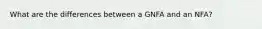 What are the differences between a GNFA and an NFA?