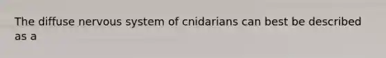 The diffuse nervous system of cnidarians can best be described as a