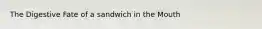 The Digestive Fate of a sandwich in the Mouth