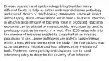 Disease research and epidemiology bring together many different facets to help us better understand disease pathology and spread. Which of the following statements are true? Select all that apply. Hints -Intoxications result from a bacterial infection in which a large amount of bacterial toxin is produced. -Bacterial exotoxins can be altered to create toxoids, which can be used to produce protective immunity in a host. -The ID50 value refers to the number of microbes needed to cause half of an infected population to die. -Some pathogens are able to cause disease within a host without penetrating the body. -The interactions that occur between a microbe and host influence the evolution of both. Theterms pathogenicity and virulence can be used interchangeably to describe the severity of an infection.