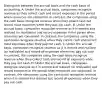 Distinguish between the accrual basis and the cash basis of accounting. A. Under the accrual​ basis, companies recognize revenue as they collect cash and record expenses in the period when resources are consumed. In​ contrast, the companies using the cash basis recognize revenue when they collect cash but record most expenses when they pay out cash. B. Under the accrual​ basis, companies recognize revenue as it is earned and realized​ (or realizable) and record expenses in the period when resources are consumed. In​ contrast, the companies using the cash basis recognize revenue when they collect cash and record most expenses when they pay out cash. C. Under the accrual​ basis, companies recognize revenue as it is earned and realized​ (or realizable) and record all expenses when they pay out cash. In​ contrast, the companies using the cash basis recognize revenue when they collect cash and record all expenses when they pay out cash. D. Under the accrual​ basis, companies recognize revenue as it is earned and realized​ (or realizable) and record expenses in the period when resources are consumed. In​ contrast, the companies using the cash basis recognize revenue when it is earned and realized but record all expenses when they pay out cash.