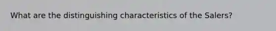 What are the distinguishing characteristics of the Salers?