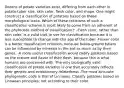 Dozens of potato varieties exist, differing from each other in potato-tuber size, skin color, flesh color, and shape. One might construct a classification of potatoes based on these morphological traits. Which of these criticisms of such a classification scheme is most likely to come from an adherent of the phylocode method of classification?: -Flesh color, rather than skin color, is a valid trait to use for classification because it is less susceptible to change with the age of the tuber -Flower color is a better classification criterion, because below-ground tubers can be influenced by minerals in the soil as much as by their genes. -A more useful classification would codify potatoes based on the texture and flavor of their flesh, because this is what humans are concerned with -The only biologically valid classification of potato varieties is one that accurately reflects their genetic and evolutionary relatedness -The most accurate phylogenetic code is that of Linnaeus. Classify potatoes based on Linnaean principles; not according to their color.