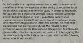 Dr. LaGuardia is a cognitive neuroscientist who is interested in the effect of brain concussions on the ability to recognize faces. He conducts a quasi-experimental study in which he examines football players before and after the regular season using the Benton Facial Recognition Test (a published, widely used measure of one's ability to recognize faces) to compare those who received concussions to those who did not. He finds that players who had concussions during the regular season performed worse on the Benton Facial Recognition Test than did players who did not experience concussions. In interrogating the construct validity of Dr. LaGuardia's study, which of the following statements is accurate?