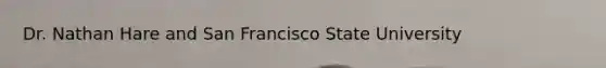 Dr. Nathan Hare and San Francisco State University