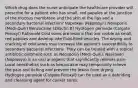 Which drug does the nurse anticipate the healthcare provider will prescribe for a patient who has small, red papules at the junction of the mucous membrane and the skin of the lips and a secondary bacterial infection? Naproxen (Naprosyn) Neosporin (Medi-Quik) Benzocaine (Zilactin B) Hydrogen peroxide (Colgate Peroxyl) Rationale Cold sores are lesions that are visible as small, red papules and develop into fluid-filled vesicles. The drying and cracking of cold sores may increase the patient's susceptibility to secondary bacterial infections. They can be treated with a topical antibiotic ointment such as Neosporin (Medi-Quik). Naproxen (Naprosyn) is an oral analgesic that significantly relieves pain. Local anesthetics such as benzocaine may temporarily relieve the pain and itching and prevent the lesion from drying. Hydrogen peroxide (Colgate Peroxyl) can be used as a debriding and cleansing agent for canker sores.