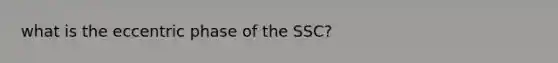 what is the eccentric phase of the SSC?