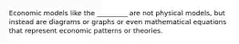 Economic models like the _________ are not physical models, but instead are diagrams or graphs or even mathematical equations that represent economic patterns or theories.