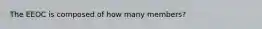 The EEOC is composed of how many members?